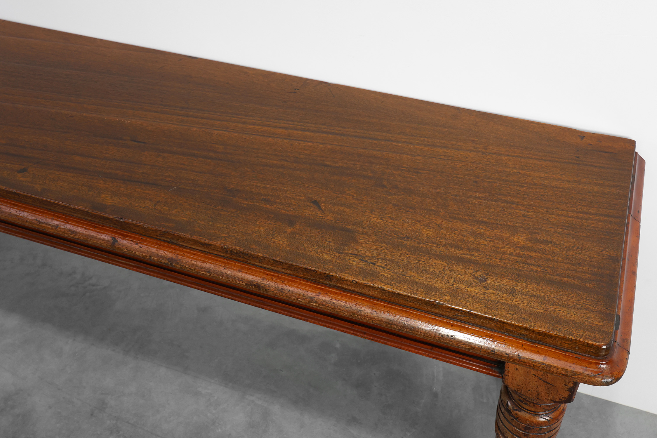 Large William IV Walnut Console Table, United Kingdom ca. 1840thumbnail
